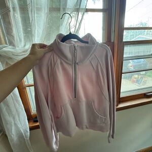 Pink Quarter-Zip LULU scuba
